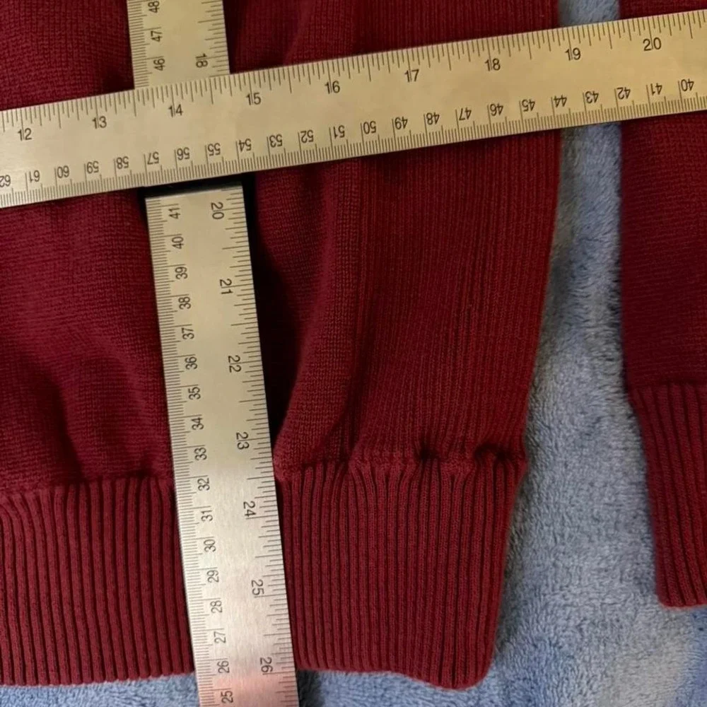 Vintage High sierra 1/4th ziper ralph lauren look alike sweater men's size large - Picture 5 of 6